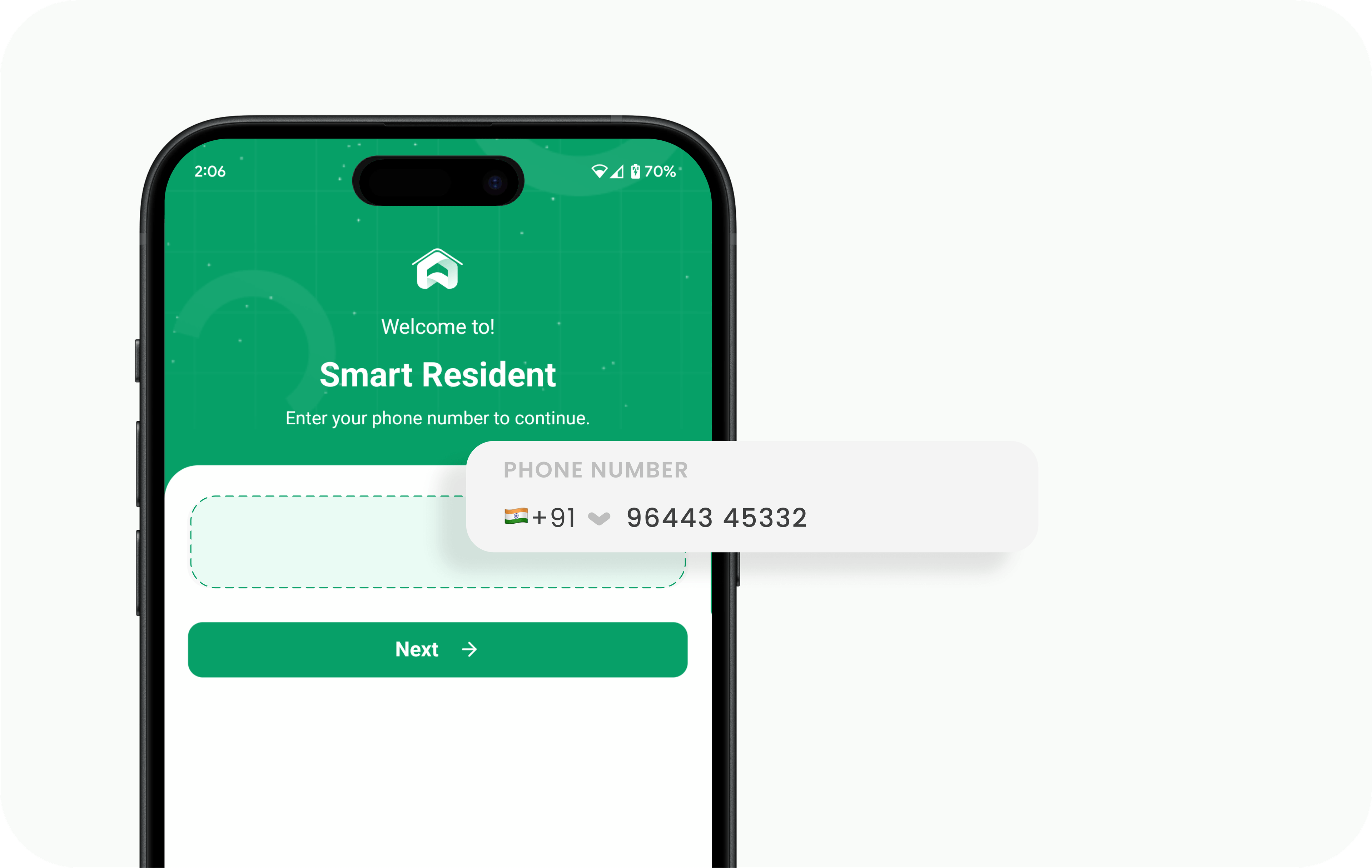 Create an account by setting up your email and password.