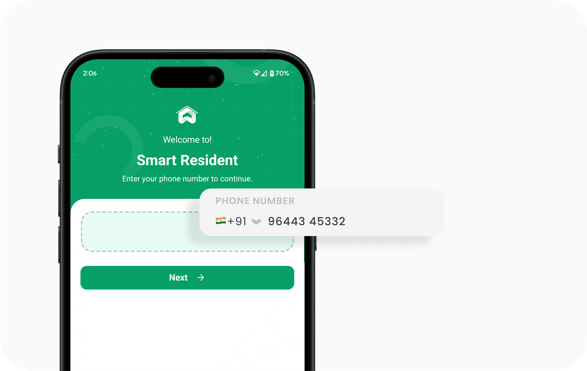 Create an account by setting up your email and password.
